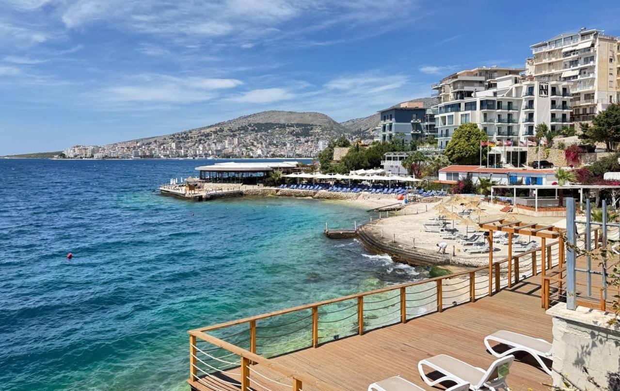 SarandëViola Sea View Penthouseアパートメント エクステリア 写真