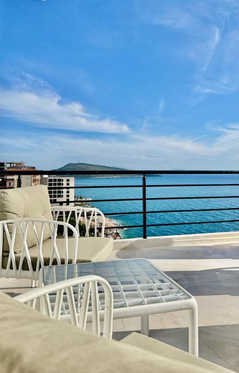 SarandëViola Sea View Penthouseアパートメント エクステリア 写真