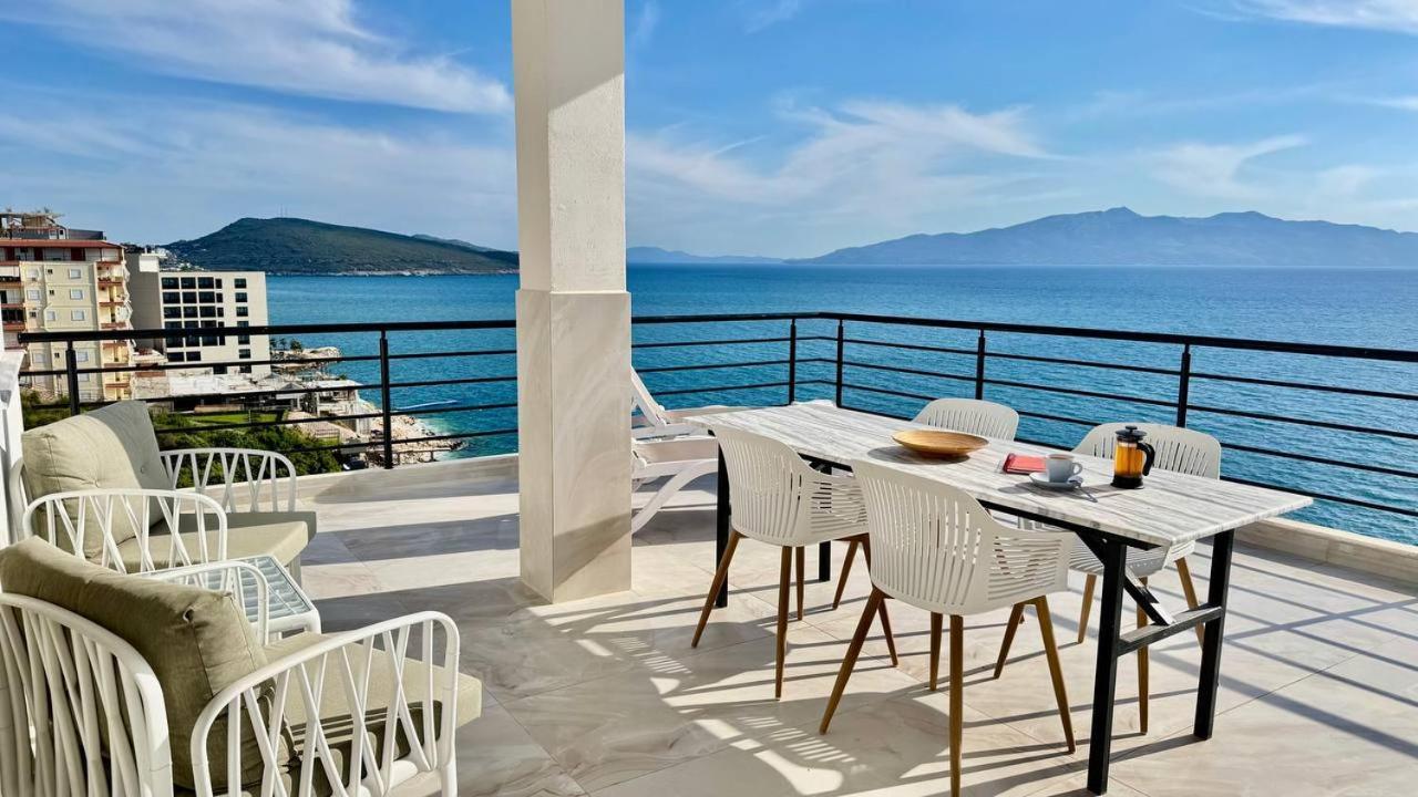 SarandëViola Sea View Penthouseアパートメント エクステリア 写真